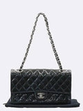 A01112 Classic Patent Medium M Size Flap Chain Shoulder Bag Chanel