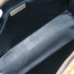 balenciaga Hand Bag Leather Beige Auth bs11037