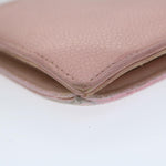 Chanel Long Wallet Caviar Skin Pink CC Auth bs11186