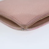 Chanel Long Wallet Caviar Skin Pink CC Auth bs11186