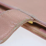 Chanel Long Wallet Caviar Skin Pink CC Auth bs11186