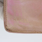 Chanel Long Wallet Caviar Skin Pink CC Auth bs11186
