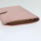 Chanel Long Wallet Caviar Skin Pink CC Auth bs11186
