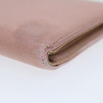 Chanel Long Wallet Caviar Skin Pink CC Auth bs11186