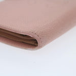 Chanel Long Wallet Caviar Skin Pink CC Auth bs11186