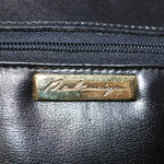 balenciaga Chain Shoulder Bag Leather Black Auth bs14136