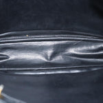 Chanel Matelasse Chain Shoulder Bag Canvas Leather Black CC Auth bs14243