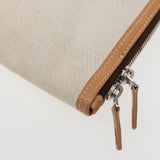 balenciaga Clutch Bag Canvas Beige 419994 Auth bs15134