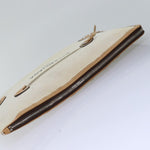 balenciaga Clutch Bag Canvas Beige 419994 Auth bs15134