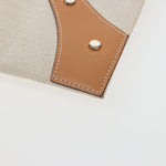 balenciaga Clutch Bag Canvas Beige 419994 Auth bs15134