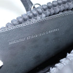 balenciaga Bistro Hand Bag Canvas 2way Black 671342 Auth bs15695