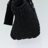 balenciaga Bistro Hand Bag Canvas 2way Black 671342 Auth bs15695
