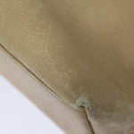Chanel Matelasse Chain Tote Bag Leather Beige Gold CC Auth bs16657