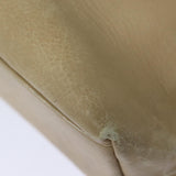 Chanel Matelasse Chain Tote Bag Leather Beige Gold CC Auth bs16657