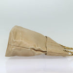 Chanel Matelasse Chain Tote Bag Leather Beige Gold CC Auth bs16657