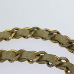 Chanel Matelasse Chain Tote Bag Leather Beige Gold CC Auth bs16657
