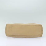 Chanel Matelasse Chain Tote Bag Leather Beige Gold CC Auth bs16657