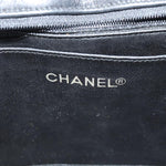 Chanel Matelasse Chain Shoulder Bag Leather Black Gold CC Auth bs17124