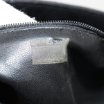 Chanel Matelasse Chain Shoulder Bag Leather Black Gold CC Auth bs17124