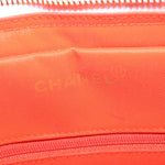Chanel Matelasse Chain Shoulder Bag Nylon Orange Gold CC Auth bs17255