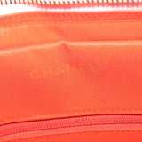 Chanel Matelasse Chain Shoulder Bag Nylon Orange Gold CC Auth bs17255
