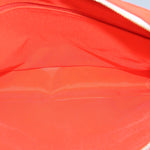 Chanel Matelasse Chain Shoulder Bag Nylon Orange Gold CC Auth bs17255