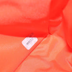 Chanel Matelasse Chain Shoulder Bag Nylon Orange Gold CC Auth bs17255