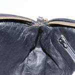 Chanel Matelasse Chain Shoulder Bag Suede Black Gold CC Auth bs17434