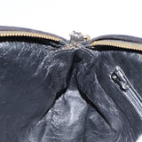 Chanel Matelasse Chain Shoulder Bag Suede Black Gold CC Auth bs17434