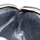 Chanel Matelasse Chain Shoulder Bag Suede Black Gold CC Auth bs17434