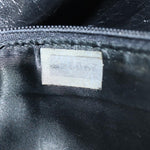 Chanel Matelasse Chain Shoulder Bag Suede Black Gold CC Auth bs17434