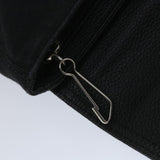 balenciaga Clutch Bag Canvas Black Auth bs9026