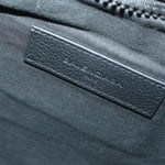 balenciaga Clutch Bag Canvas Black Auth bs9026
