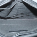 balenciaga Clutch Bag Canvas Black Auth bs9026
