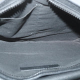 balenciaga Clutch Bag Canvas Black Auth bs9026