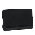 balenciaga Clutch Bag Canvas Black Auth bs9026