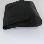 balenciaga Clutch Bag Canvas Black Auth bs9026