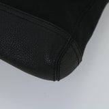 balenciaga Clutch Bag Canvas Black Auth bs9026
