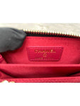 19 CC Logo Zip Around Lambskin Card Wallet Black Chanel