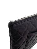 AP3749 Crystal Star Logo Black Lambskin Small Pouch Bag Chanel