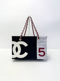 7th division NO 5 canvas chocolate bar chain bag 4VCHB20117 Chanel