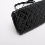 Chanel Mademoiselle Patent Leather Chain Shoulder Bag Black Silver G  14th