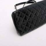 Chanel Mademoiselle Patent Leather Chain Shoulder Bag Black Silver G  14th
