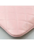 AP2968 Light pink color caviar gold logo decoration clutch Chanel