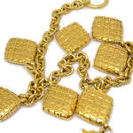 Chanel Mademoiselle Chain Pendant Necklace Gold