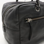 Chanel Luxury Line Coco Shoulder Bag Semi-Shoulder Mini Boston Bag Black Black Silver Gold A32919
