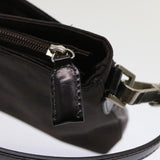 balenciaga Accessory Pouch Nylon Brown Auth cl625