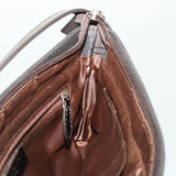 balenciaga Accessory Pouch Nylon Brown Auth cl625