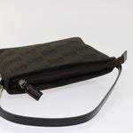 balenciaga Accessory Pouch Nylon Brown Auth cl625