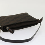 balenciaga Accessory Pouch Nylon Brown Auth cl625